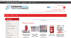 Desktop Screenshot of edmontonpromotionalproducts.com